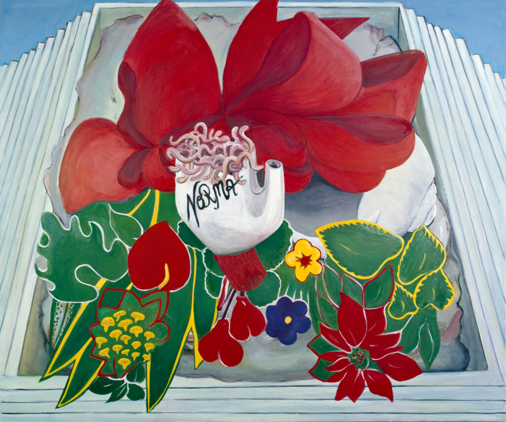 Norma, Öl auf Nessel, 1996, 1,80 x 1,60 m