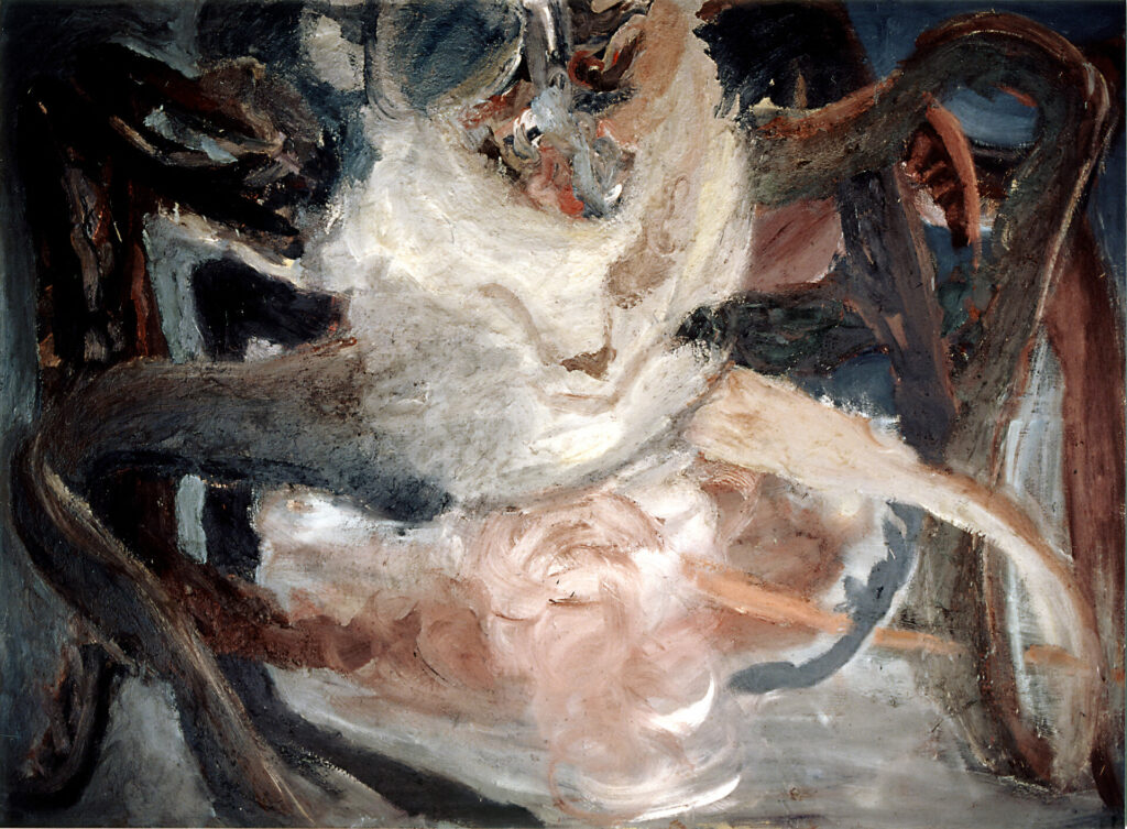 Spinne 1, Öl auf Nessel, 1986, 2,00 m x 1,45 m